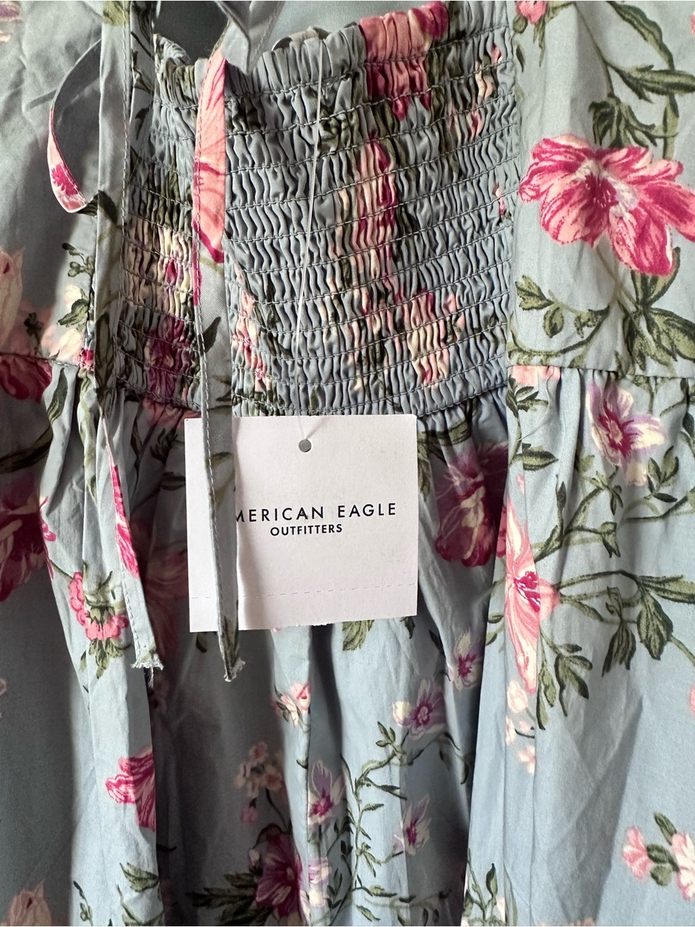 American Eagle Outfitters Sweetheart Tie-Strap Midi Dress Size M NWT - Picture 12 of 14